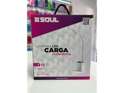 LAMPARA LED CON CARGA INALAMBRICA SOUL