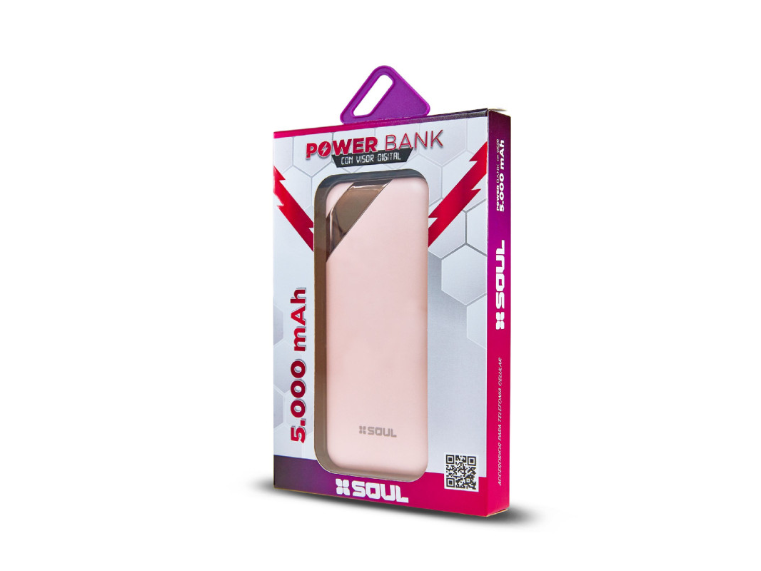 POWER BANK SOUL 10.000 C/VISOR DIGITAL