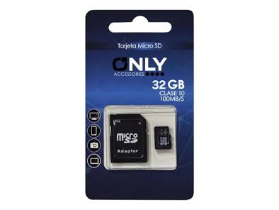 MEMORIA MICRO SD 32GB- CLASE 10- ONLY