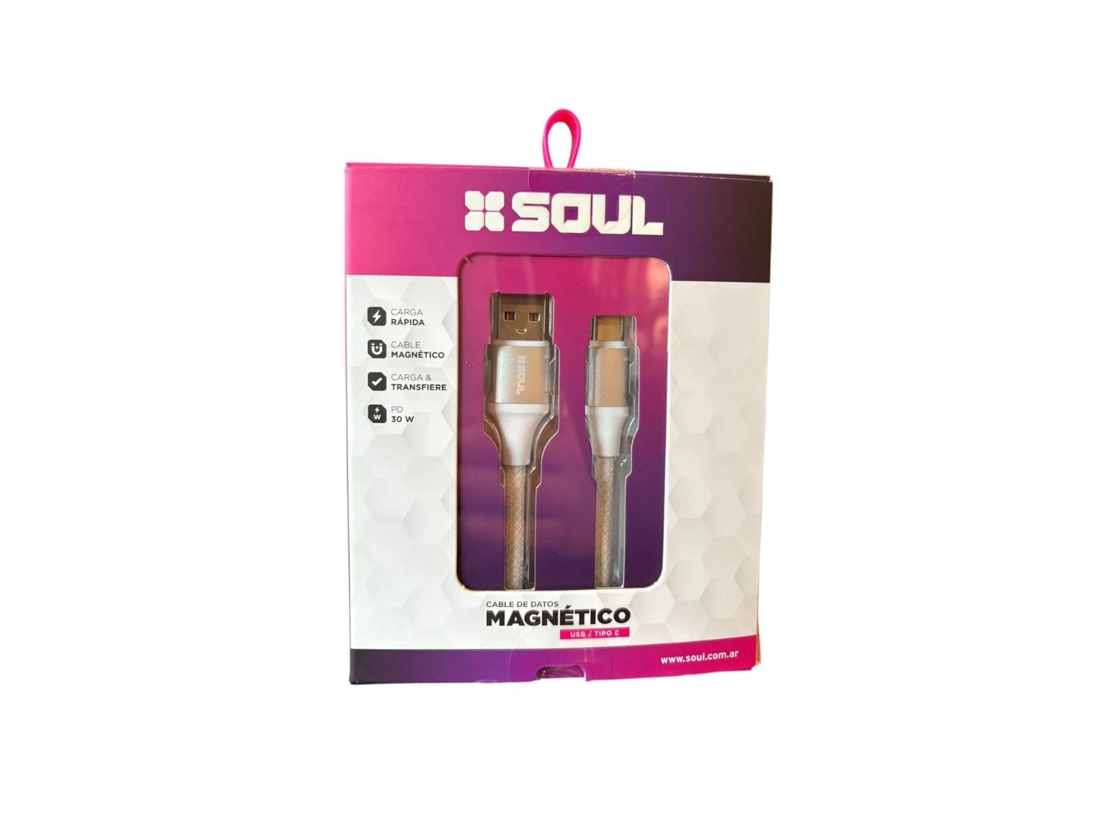 CABLE USB SOUL MAGNETICO 30W TYPE-C