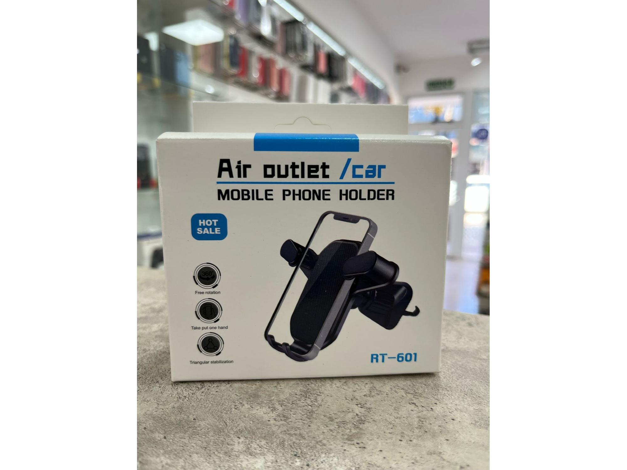 SOPORTE DE AUTO MODS-800 FIJACION METAL