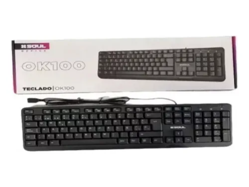 TECLADO USB SOUL OFFICE K100