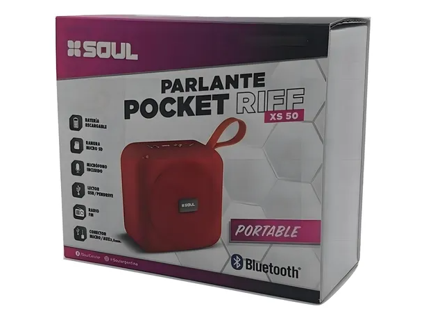 PARLANTE SOUL BT XS50 POKET RIF