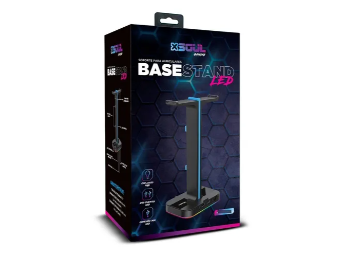 BASE SOUL PARA HEADSET RGB+USB XB100