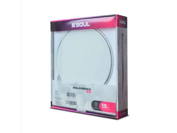 BASE CARGADOR INALAMBRICO SOUL S50 15W