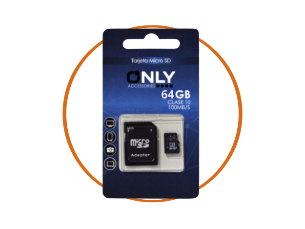 MEMORIA MICRO SD 64GB ONLY