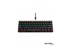 TECLADO USB MECANICO 60% NETMAK NM-DOMINATE LED