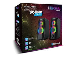 PARLANTE GAMER SOUL USB+3.5 SMASH SOUND XP200