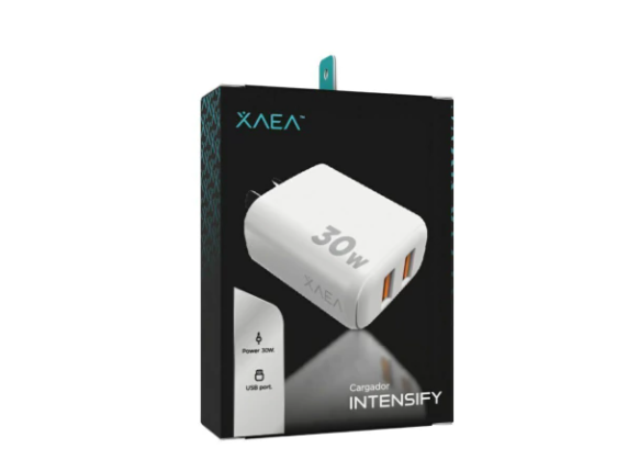 CARGADOR 220V MOD-A015 INTENSIFY-2USB+CABLE MICRO