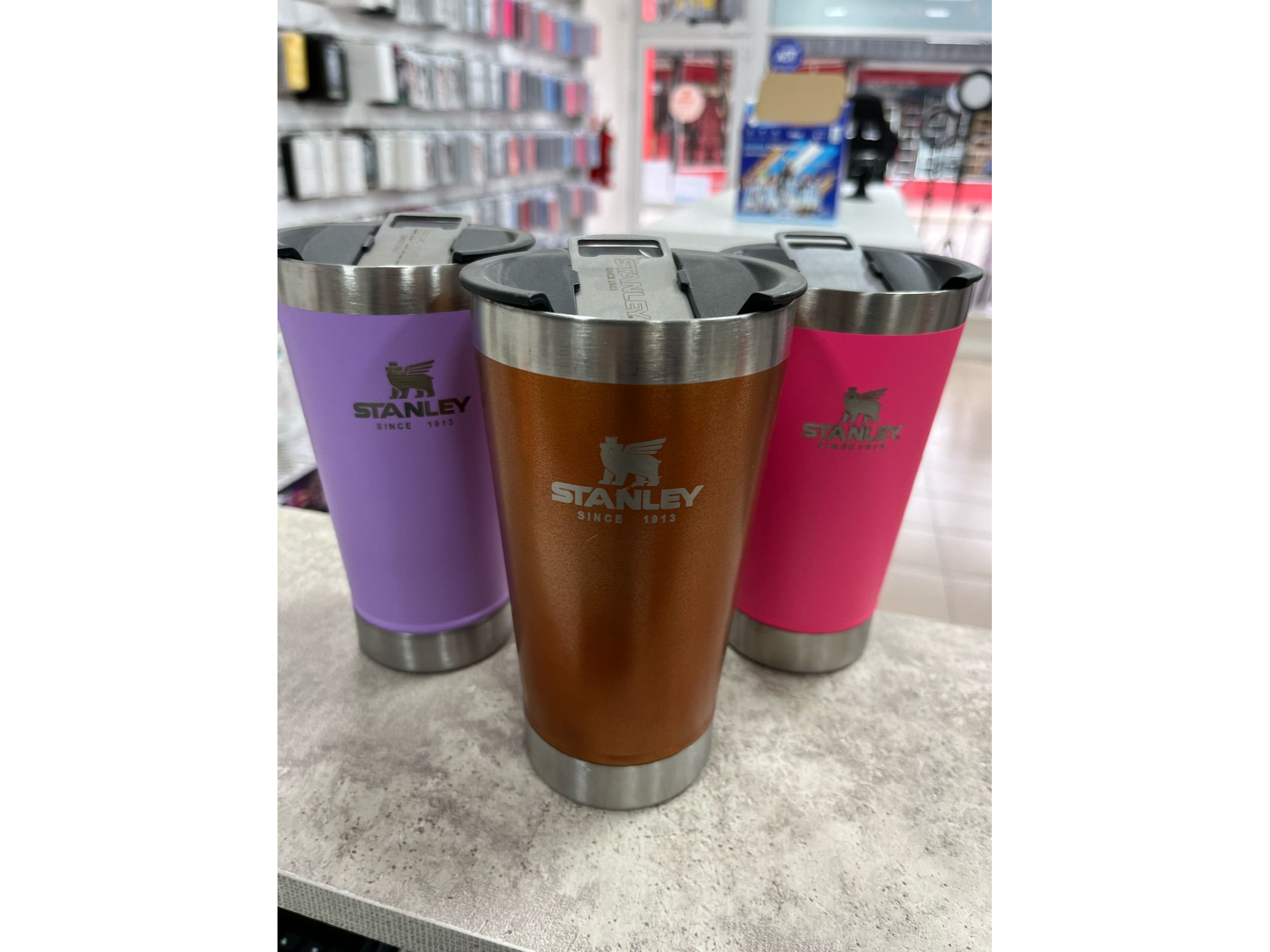 VASO STANLEY CON DESTAPADOR 600ML