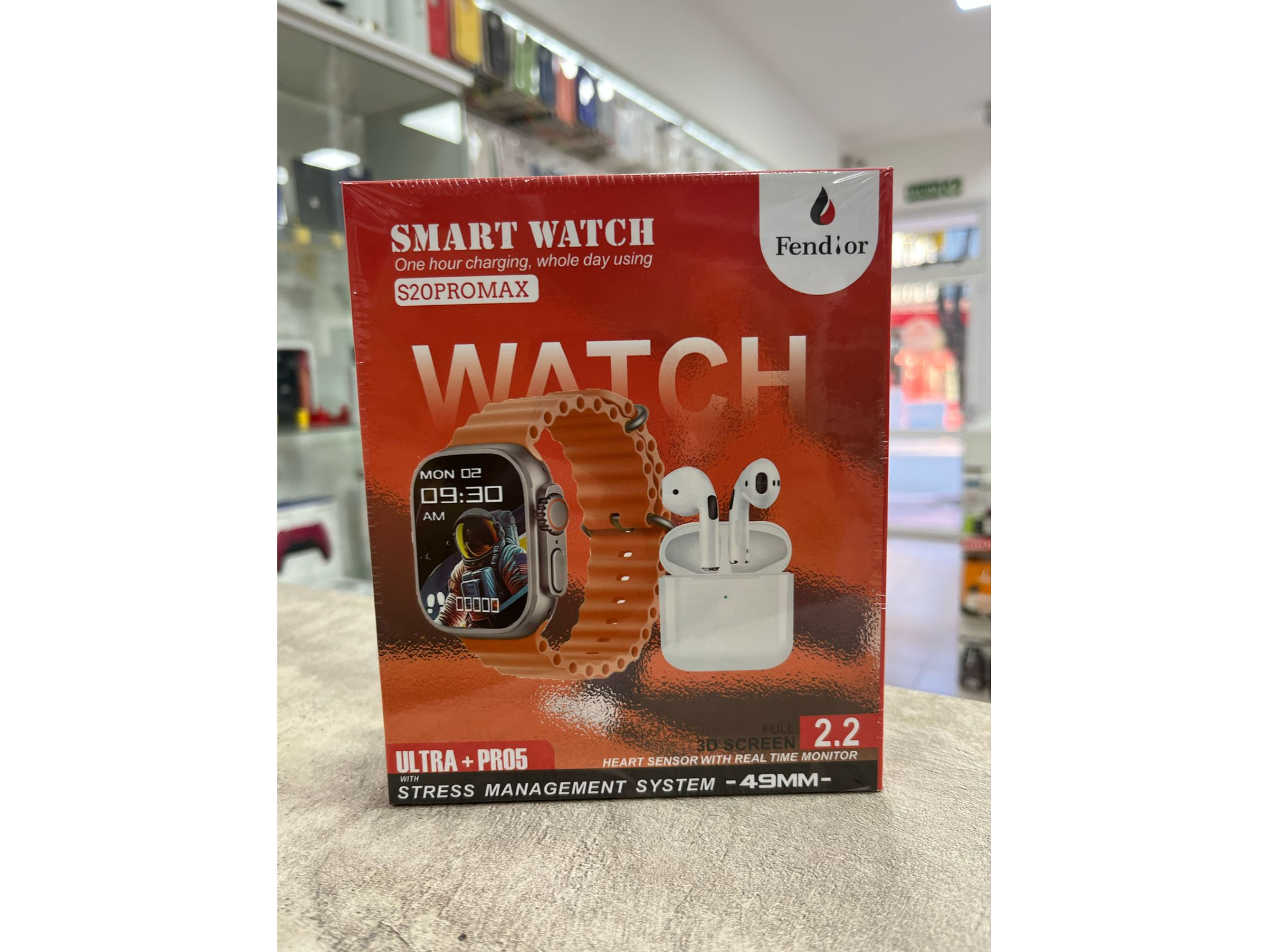 SMARTWATCH S20 PRO MAX COMBO 2 MALLAS+AURICULAR