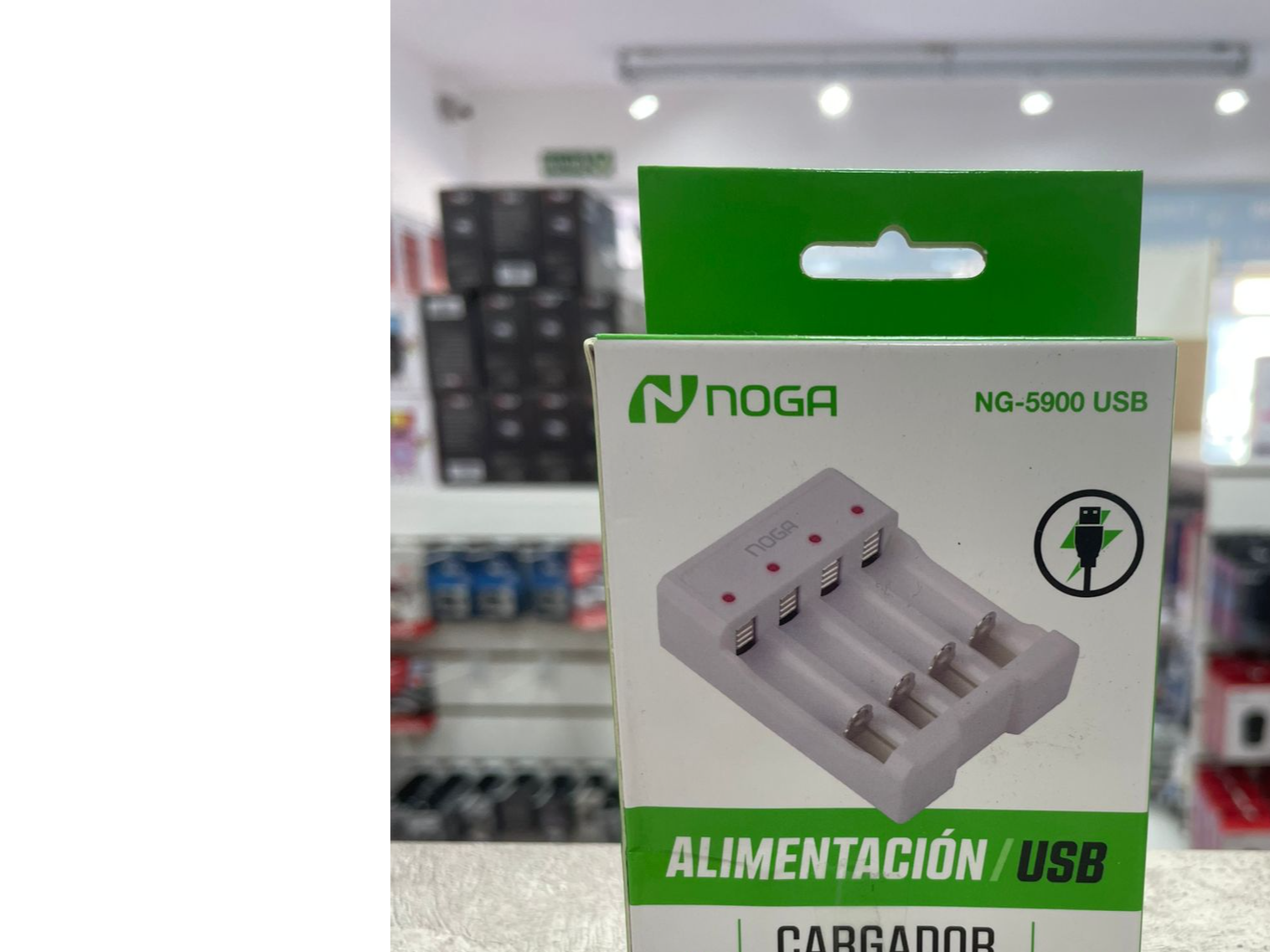 CARGADOR PILAS AA/AAA NOGA