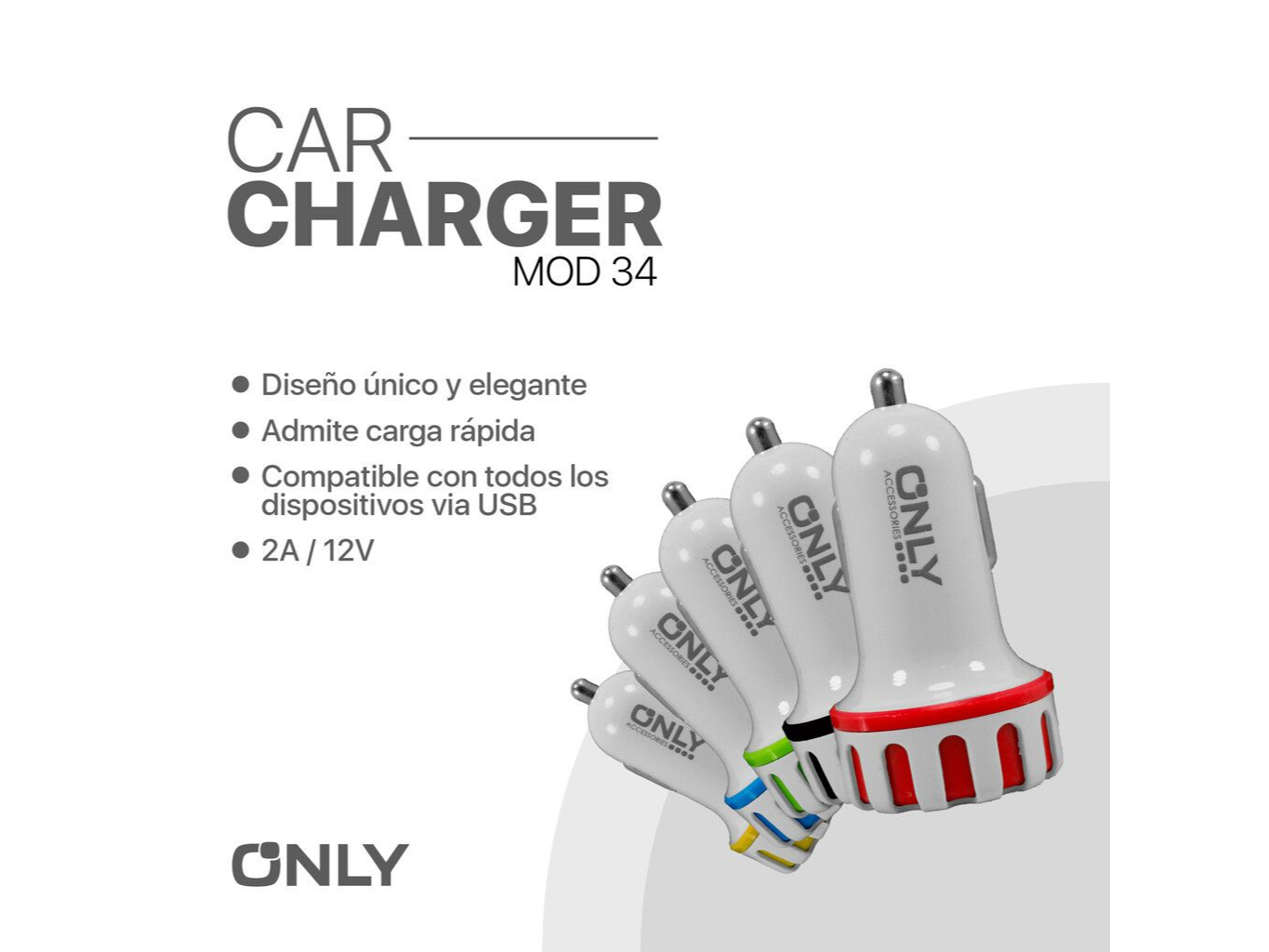 CARGADOR 12V MOD34-ONLY