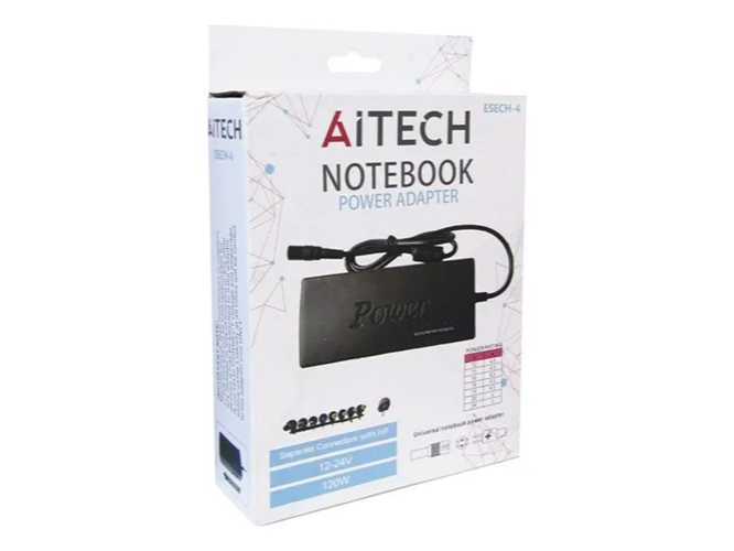 CARGADORES DE NOTEBOOK UNIVERSAL AITECH 8 PINES