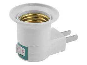 ADAPTADOR PORTA LAMPARA C/TECLA