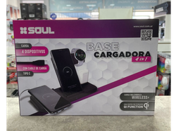 BASE DE CARGA INALAMBRICA SOUL 4 EN 1 N51