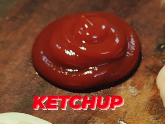 Potecito de ketchup