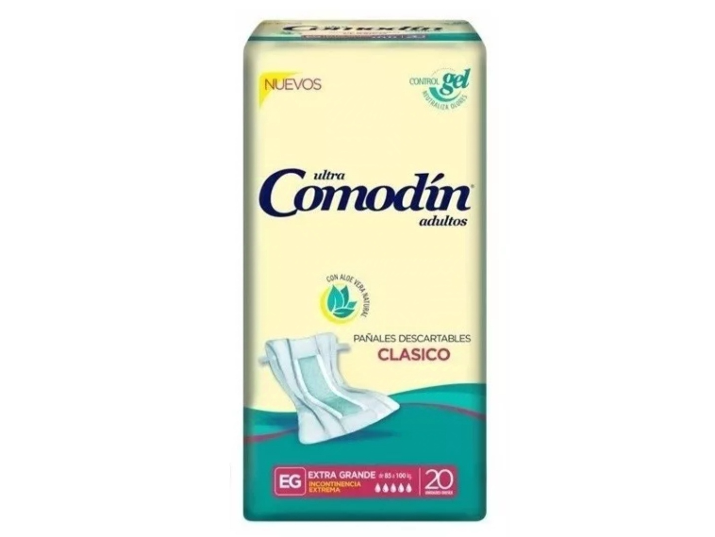 Comodín Pañal Rectos Extra Grande (EG)