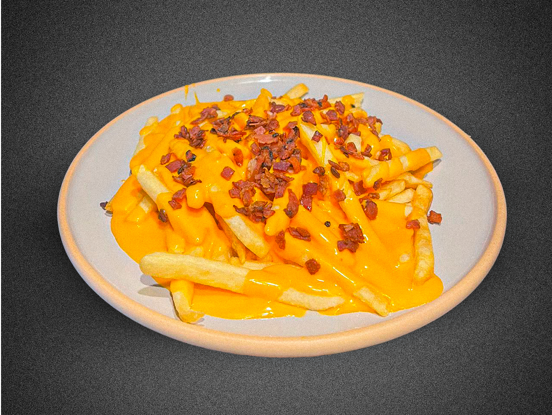 PAPAS CON CHEDDAR y BACON