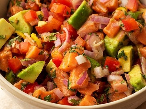 Ceviche de salmón