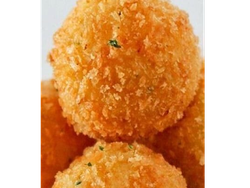 Esferas rellenas de camarones