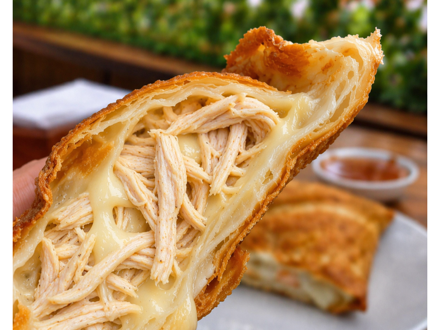 3 empanadas pollo y champiñon promoción