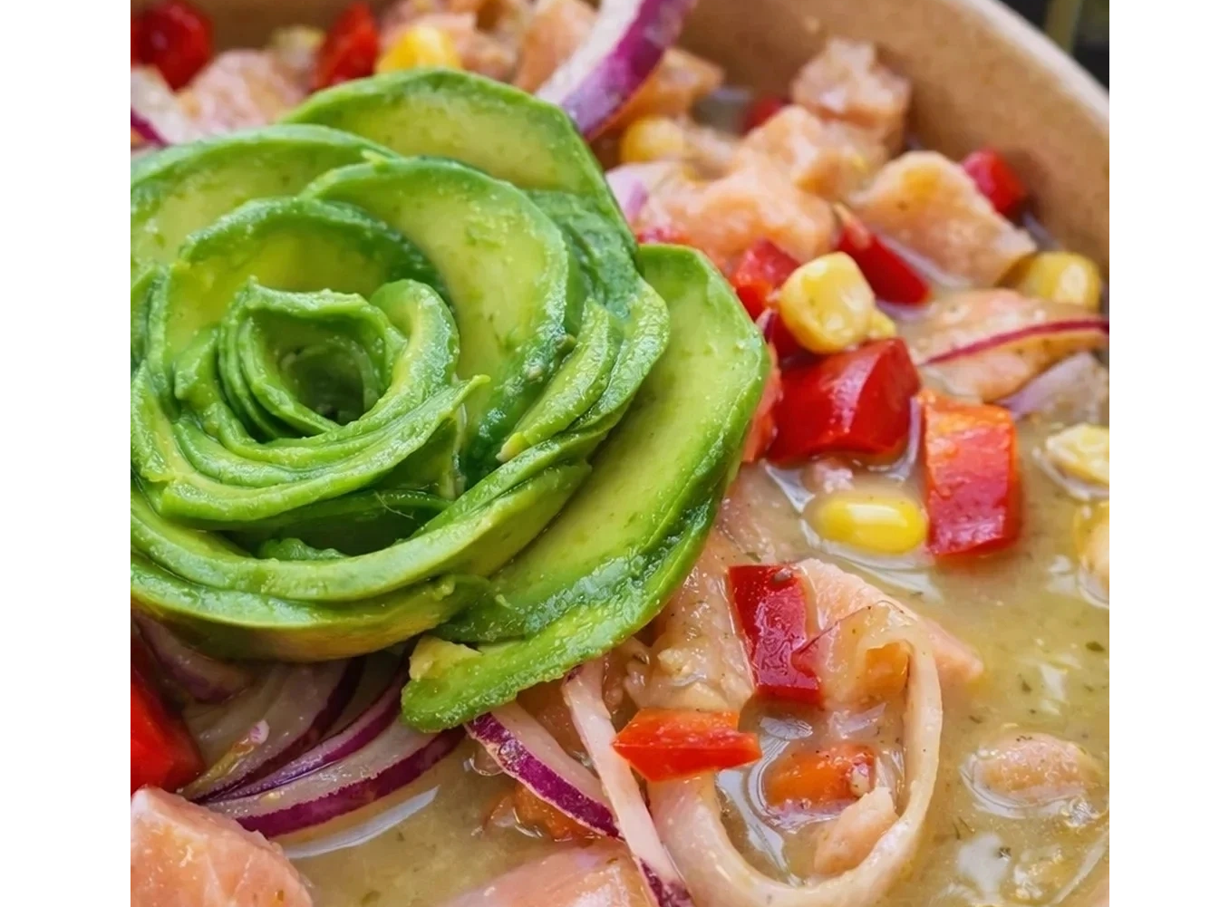 2 ceviches de salmón promoción