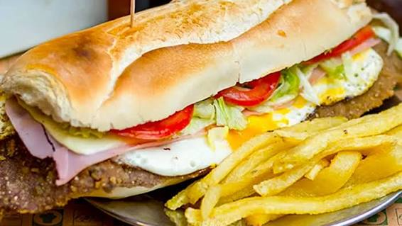 Sándwich de milanesa
