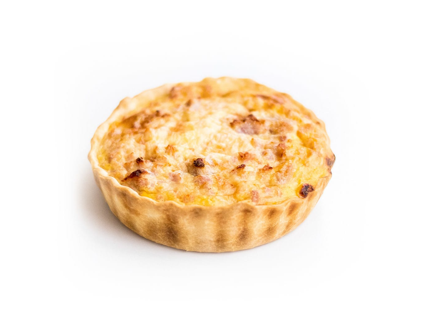 Tarta de jamón y queso