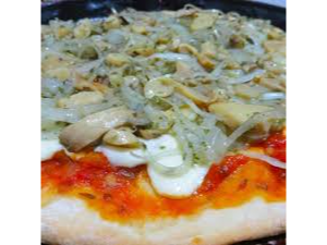 Champiñones y cebolla