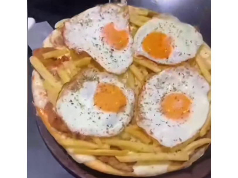 Pizza Mila a caballo