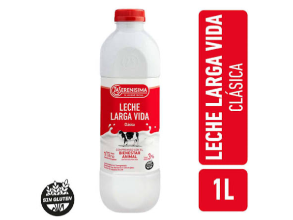 LECHE ENTERA LARGA VIDA 2% LS  1LT