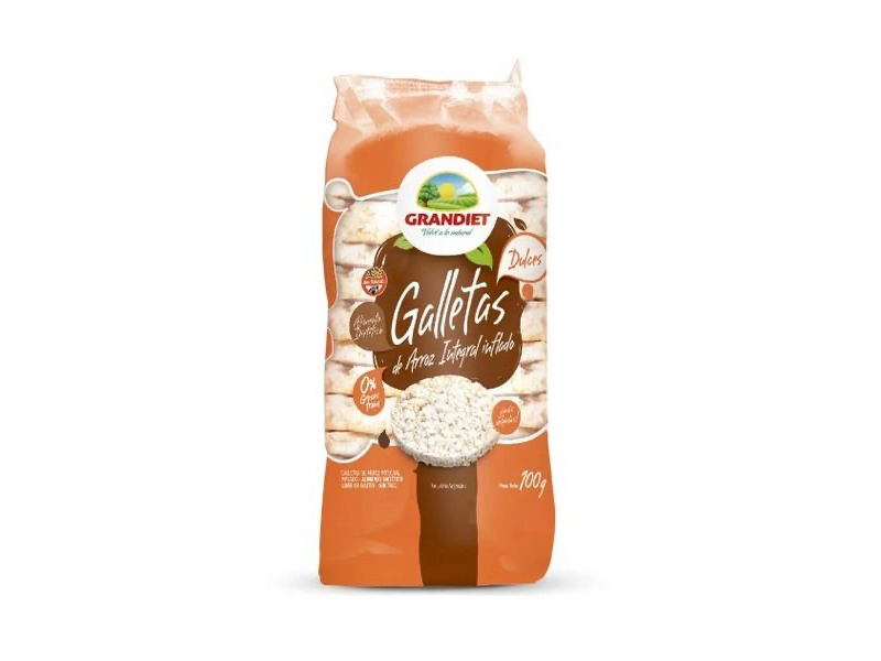GALLETA DE ARROZ INTEGRAL DULCES 100GR