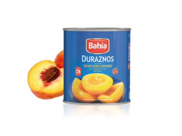 DURAZNO EN MITADES (820GR) BAHIA