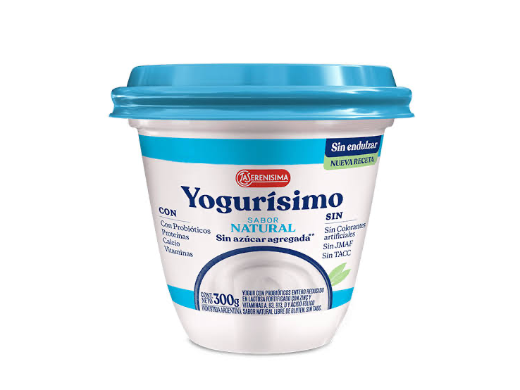 YOGURISIMO NATURAL S/ENDULZAR  190GR