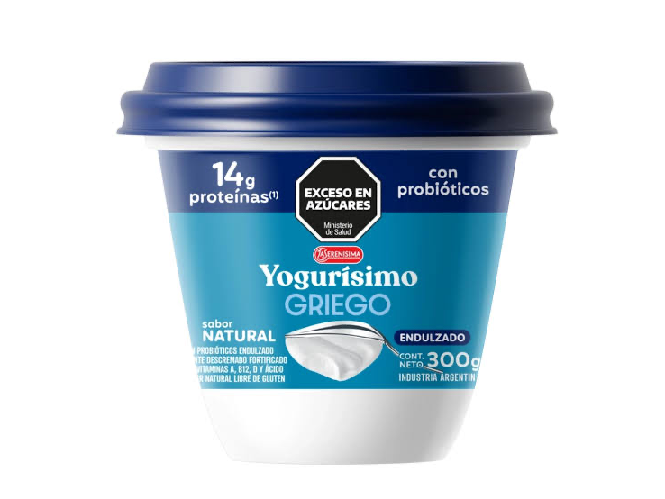 YOGURISIMO NATURAL ENDULZADO 190GR