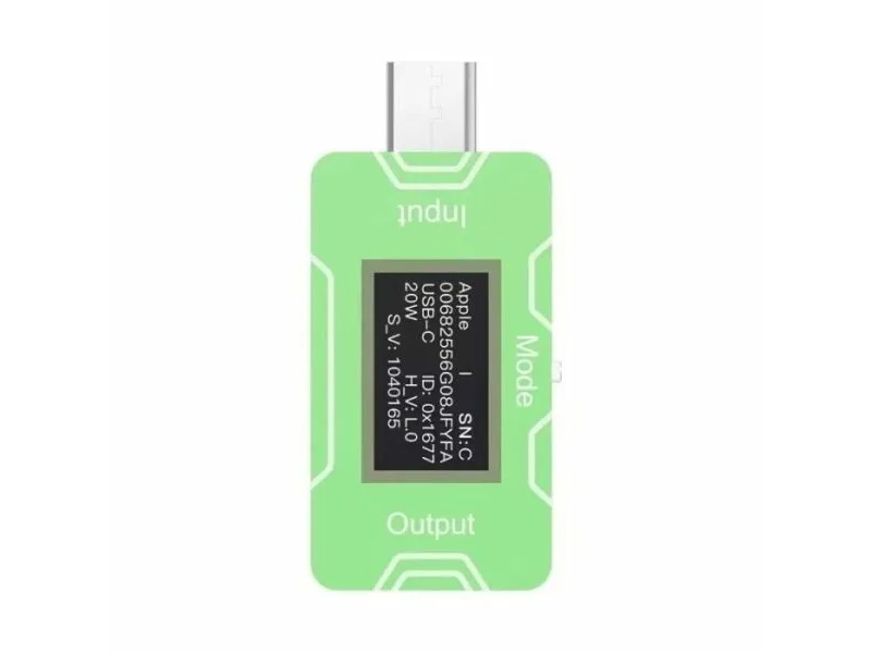Medidor Tipo C Tester / Detector  de  Fuente Original Apple Jc Ct02