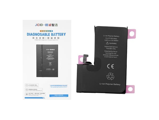 BATERIA DIAGNOSTICO 15 PRO MAX EXTENDIDA JCID