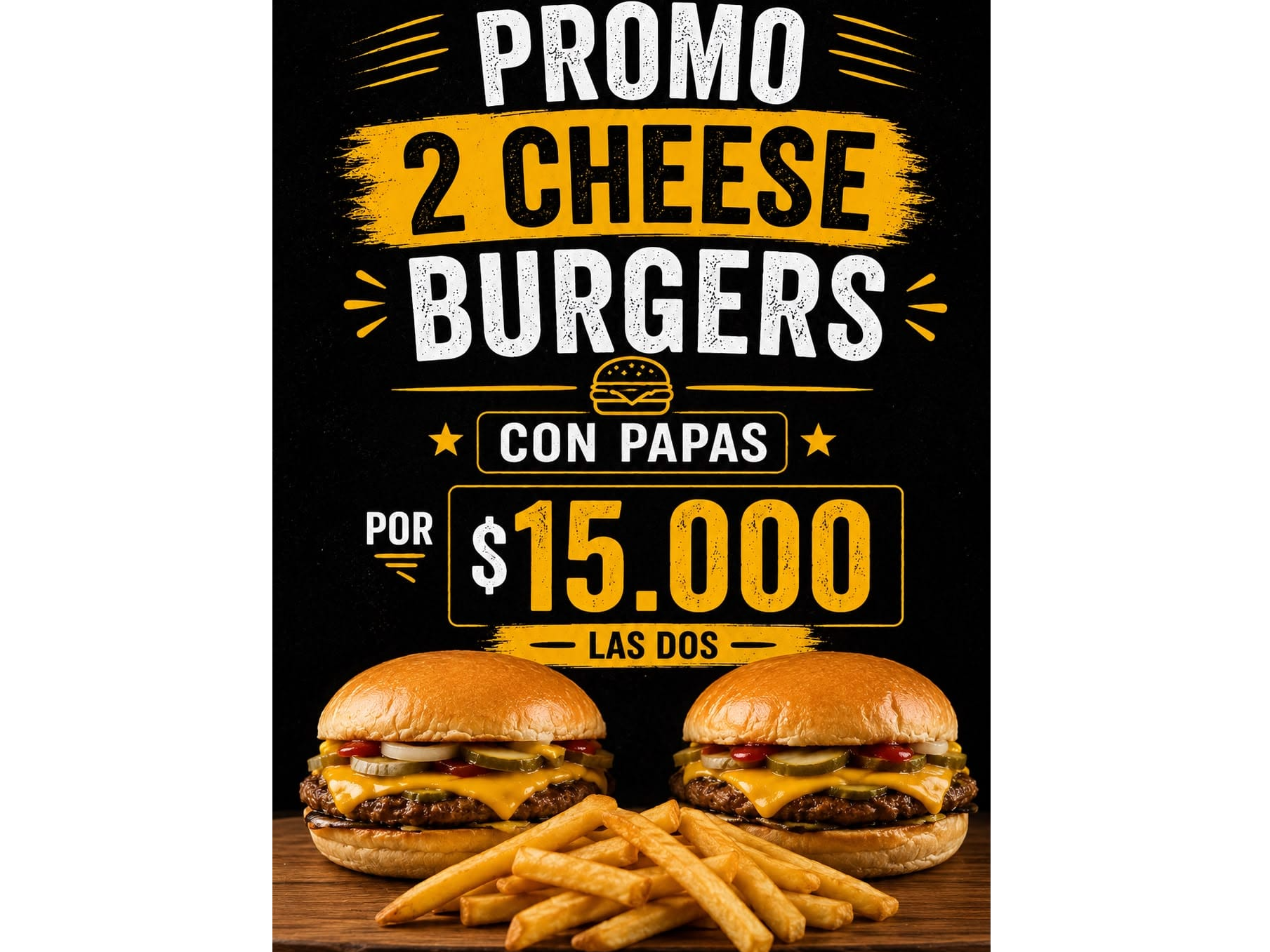 2 CHEESE BURGER