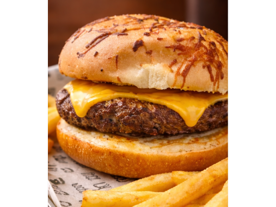 Cheese burger simple