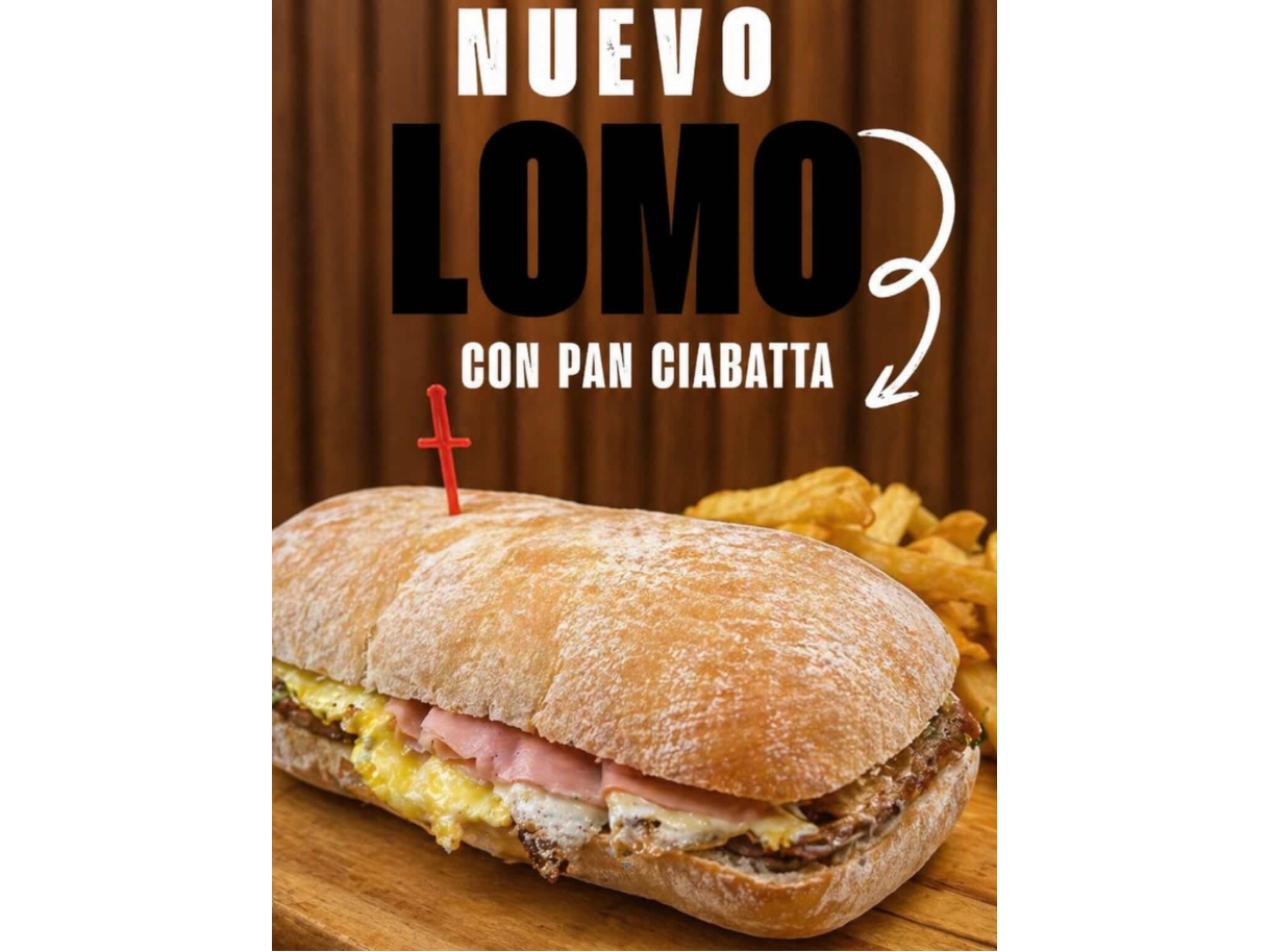 Lomo pan CIABATTA
