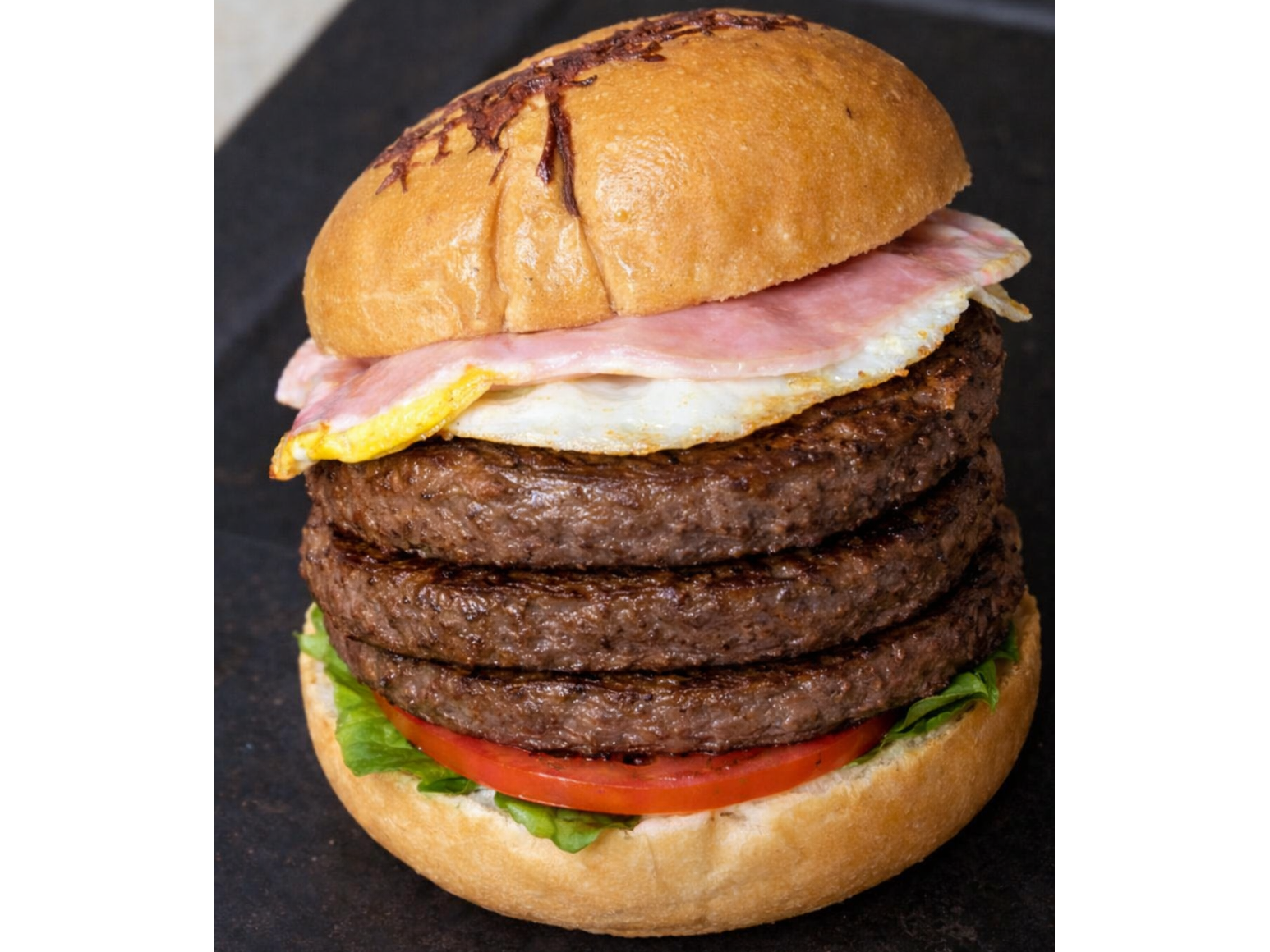 Burger completa triple