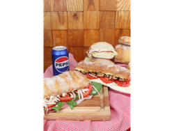 Ternera, queso y dos verduras a elección