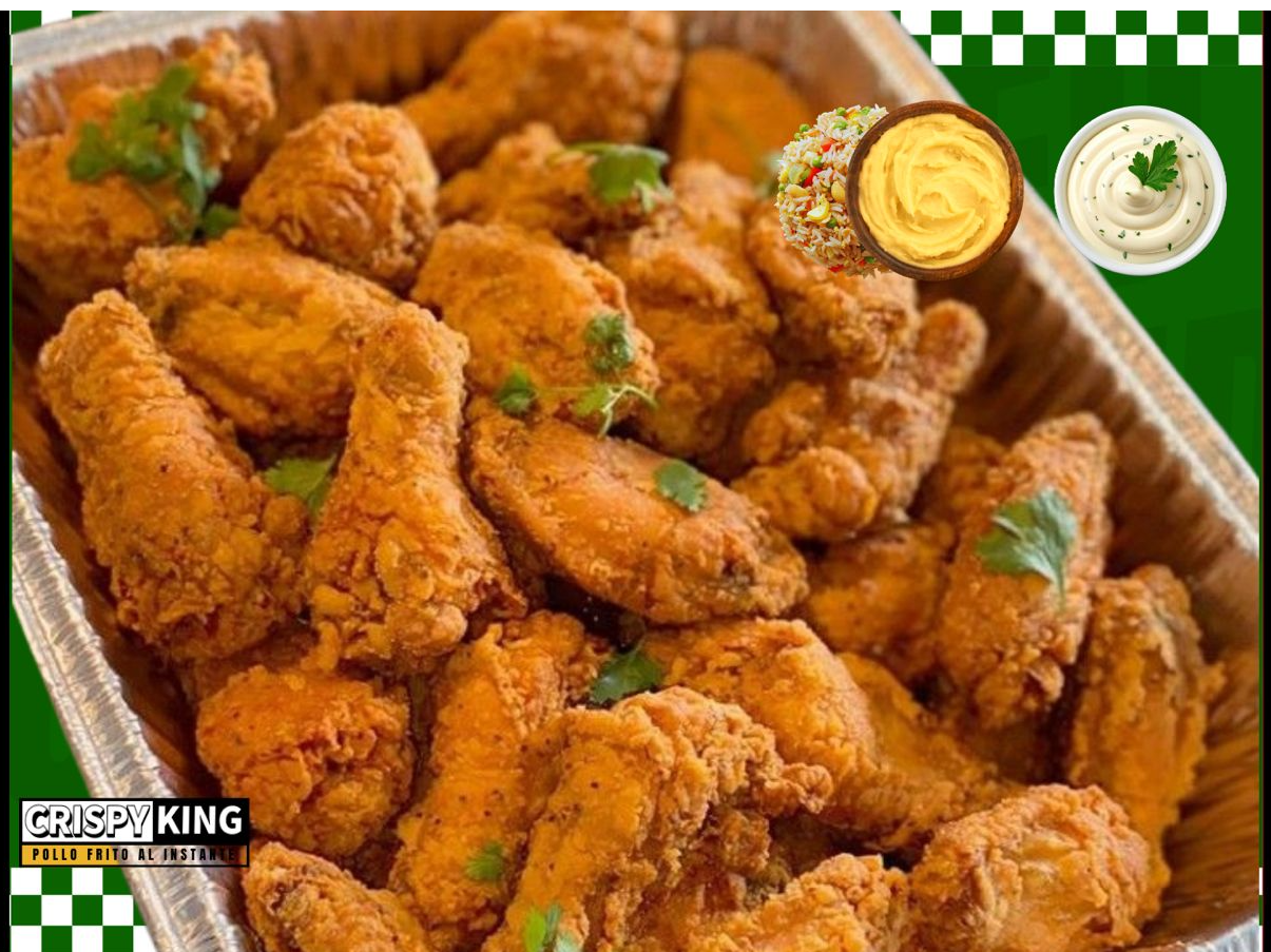 Combo 2 / 1kg de alitas - 2 o 3 personas. de CRISPY KING