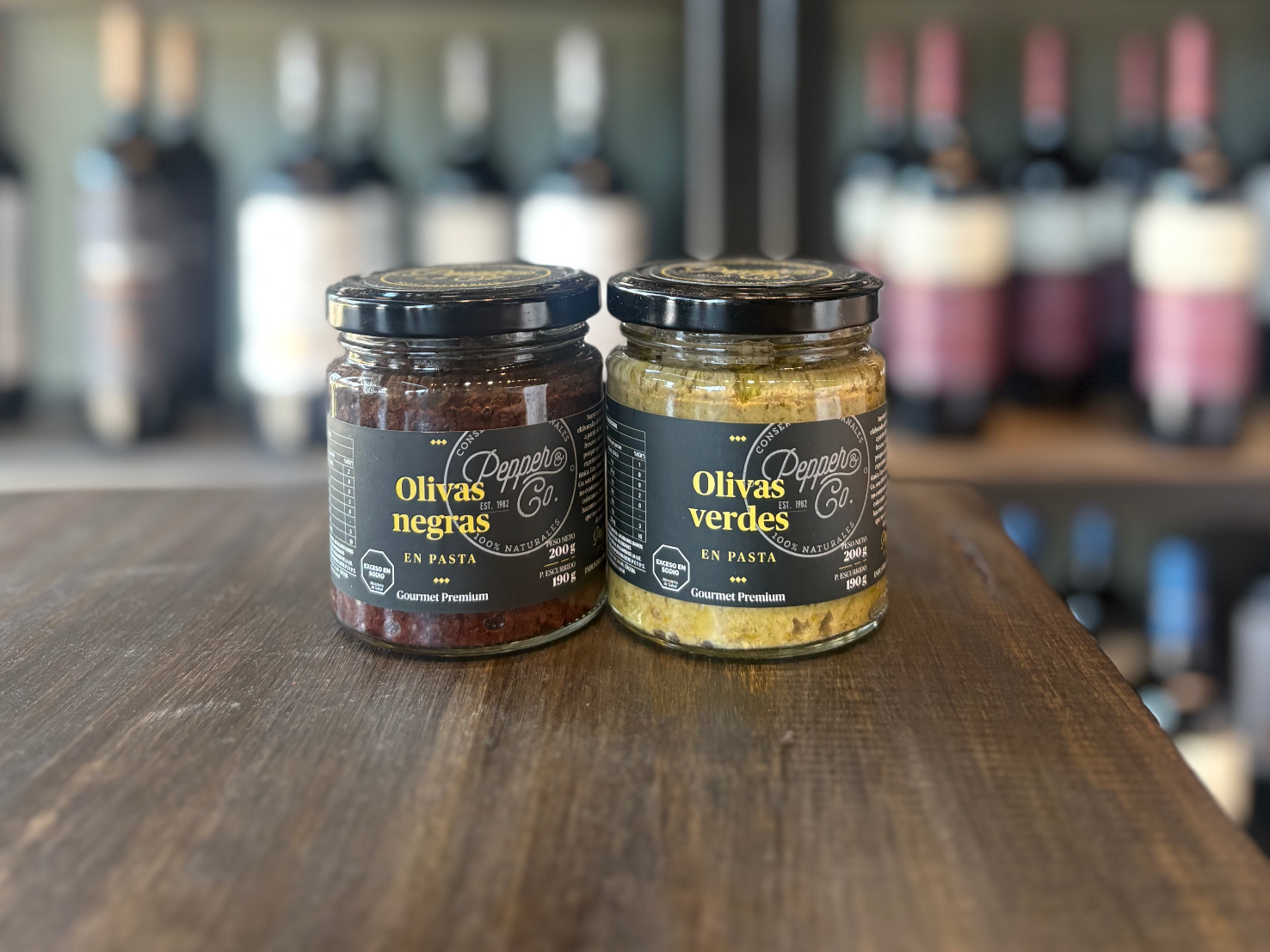 Pasta de aceitunas negras/verdes