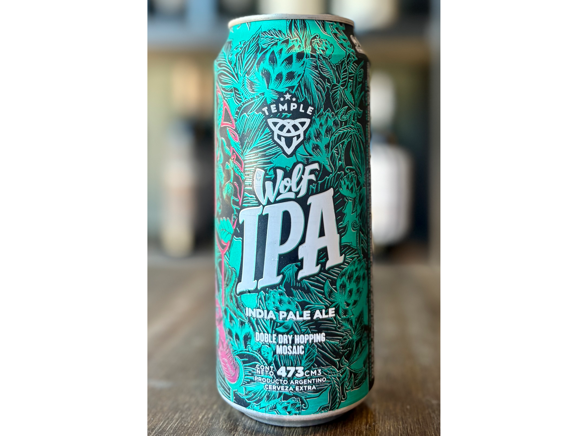 Cerveza Temple Wolf IPA 473ml