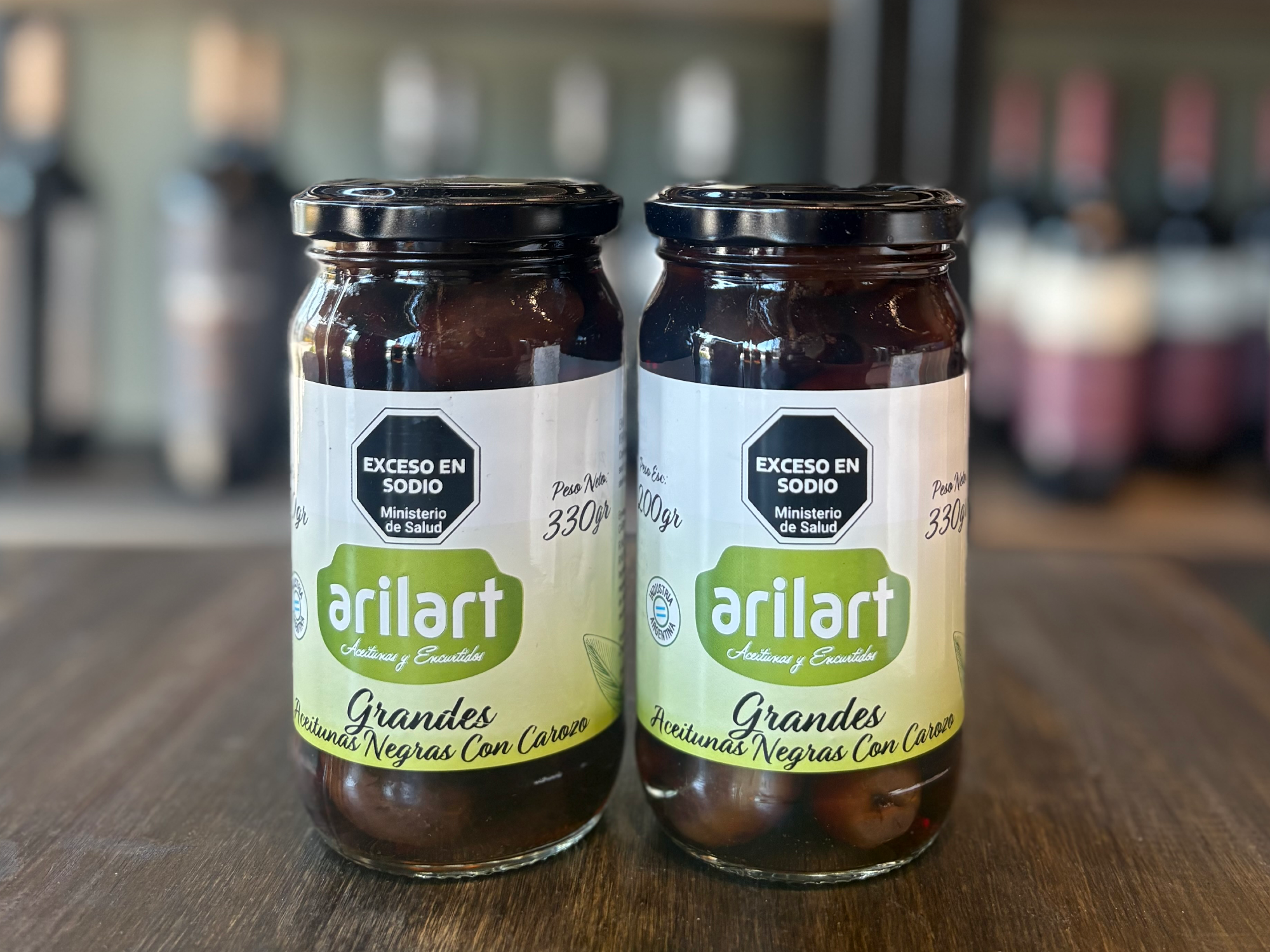 Aceitunas negras en salmuera