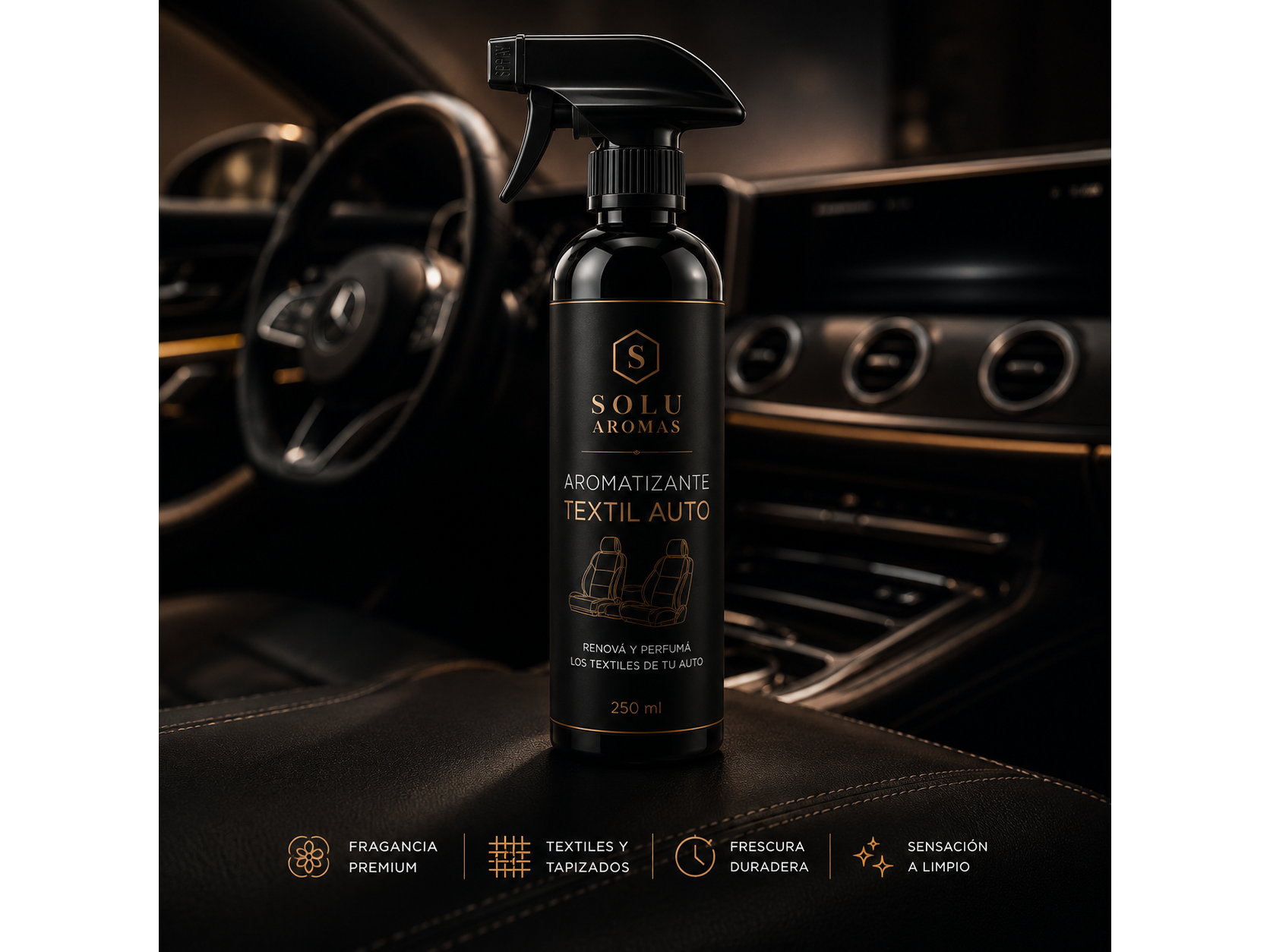 Aromatizante Textil Auto 250 ml