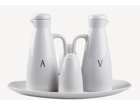 Juego aceitera 5 piezas Tavola Verbano