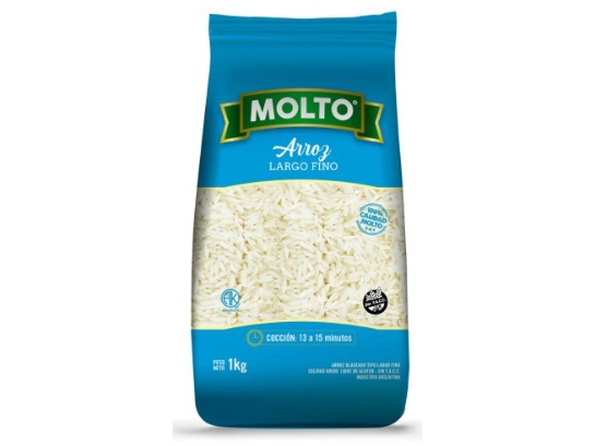 ARROZ LARGO FINO MOLTO 1KG